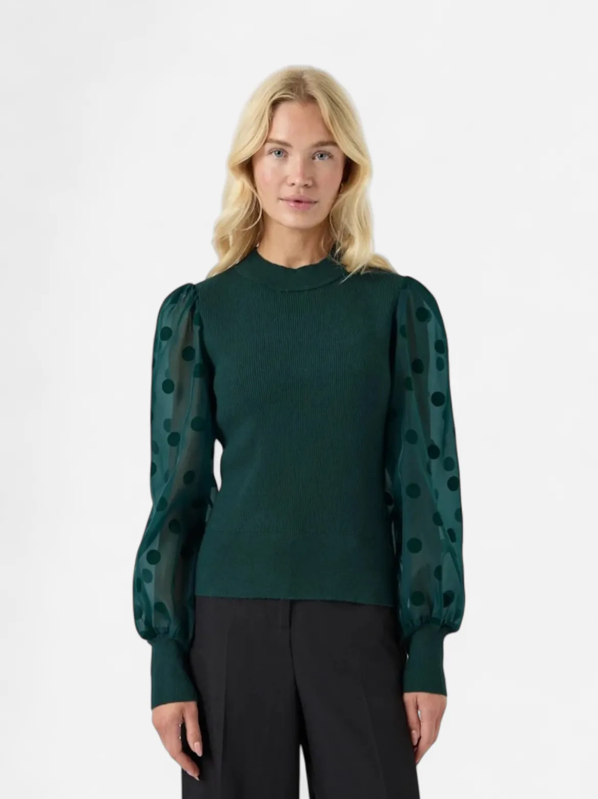 Y.A.S naisten pusero K-YASDOTME LS KNIT PULLOVER S. NOOS, Ponderosa Pine