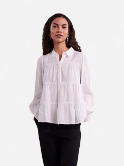 Y.A.S NAISTEN PUSERO YASPALA LS SHIRT S. NOOS Valkoinen