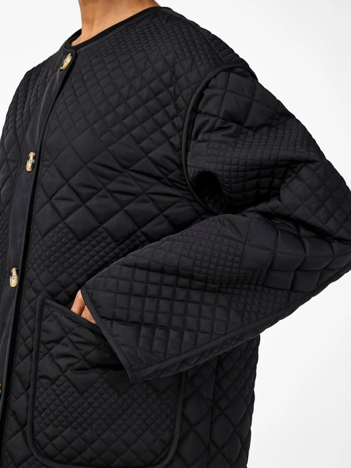Y.A.S naisten tikkitakki YASLAURIE LS Padded Jacket S., musta